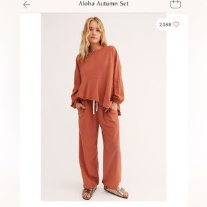 Free people aloha autumn set